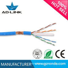 PE Insulation double shielded twisted pair cable sftp cat 6 outdoor